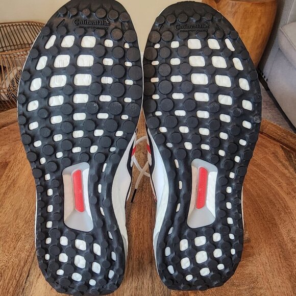 Adidas UltraBoost Supernova DNA White Vivid Red GY5374 Sneakers Mens 9 - Picture 15 of 16